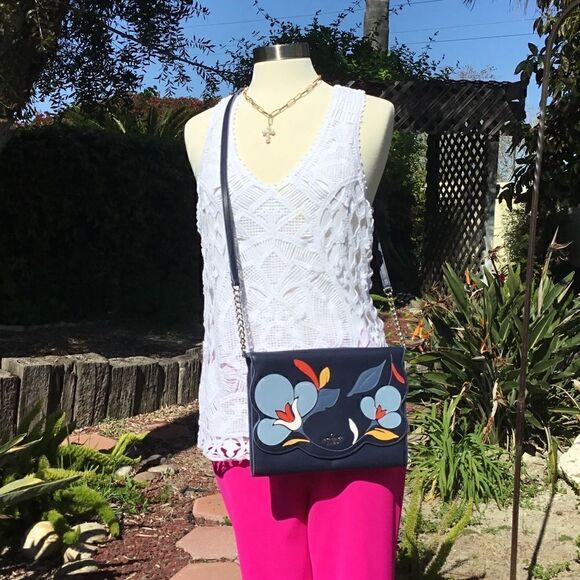 KATE SPADE NOVELTY BRIAR LANE FLORAL CROSSBODY BAG - Picture 7 of 12